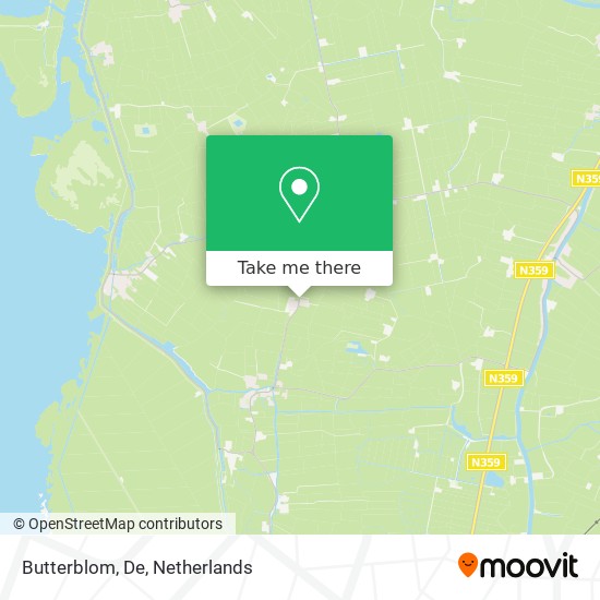 Butterblom, De map