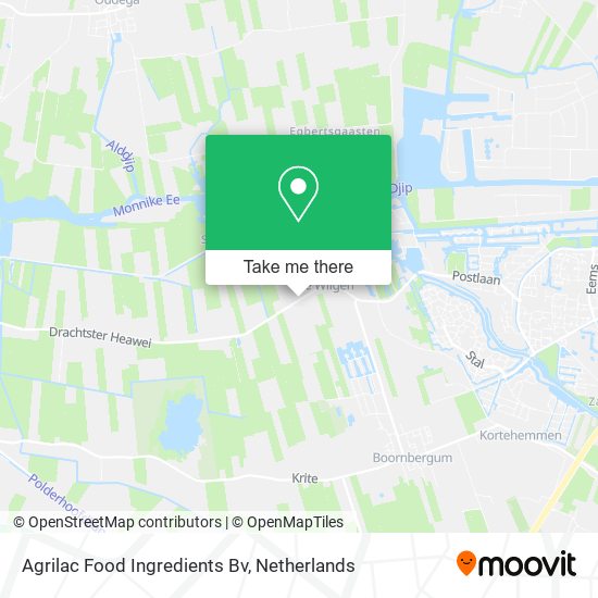 Agrilac Food Ingredients Bv map