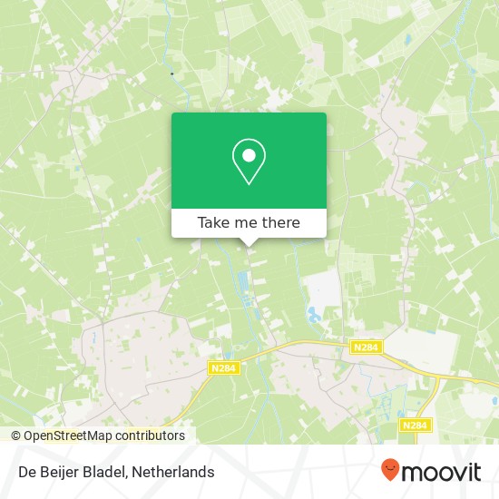 De Beijer Bladel map