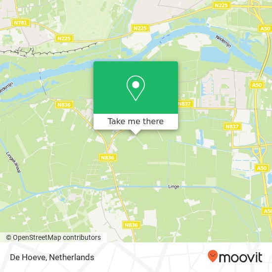 De Hoeve map