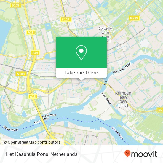 Het Kaashuis Pons map