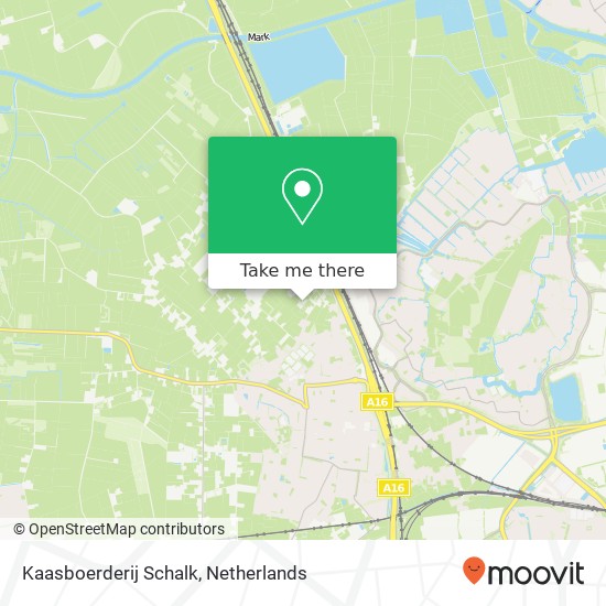 Kaasboerderij Schalk map