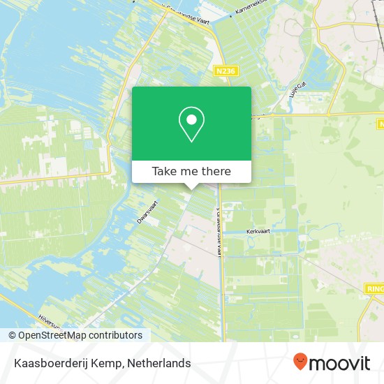 Kaasboerderij Kemp map