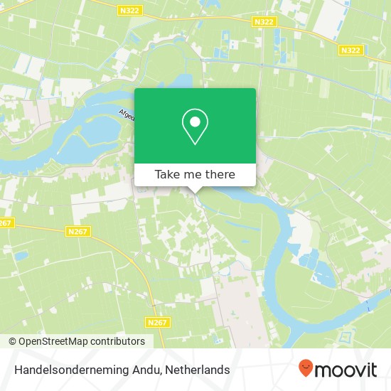 Handelsonderneming Andu map