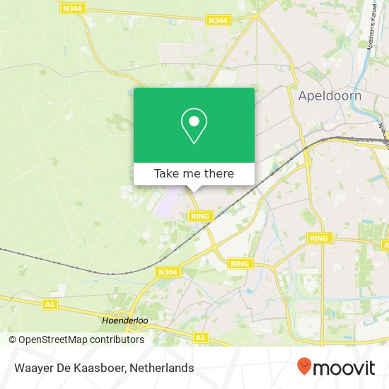 Waayer De Kaasboer map