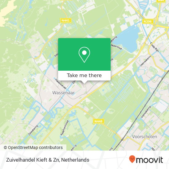 Zuivelhandel Kieft & Zn map