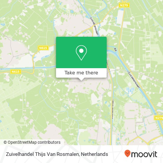 Zuivelhandel Thijs Van Rosmalen Karte