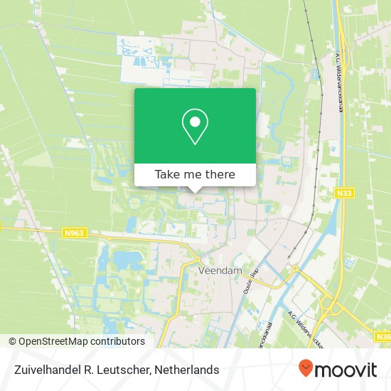 Zuivelhandel R. Leutscher map