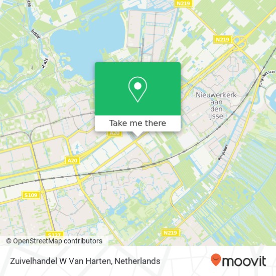 Zuivelhandel W Van Harten Karte