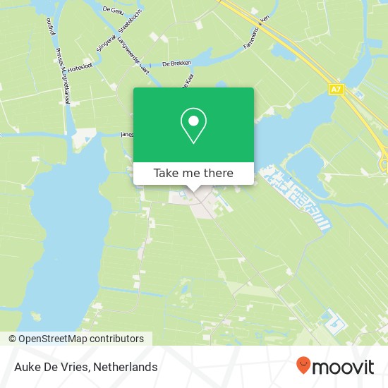 Auke De Vries map