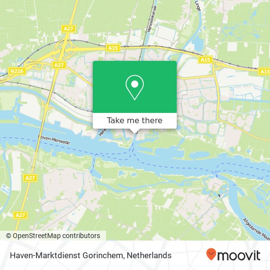 Haven-Marktdienst Gorinchem map