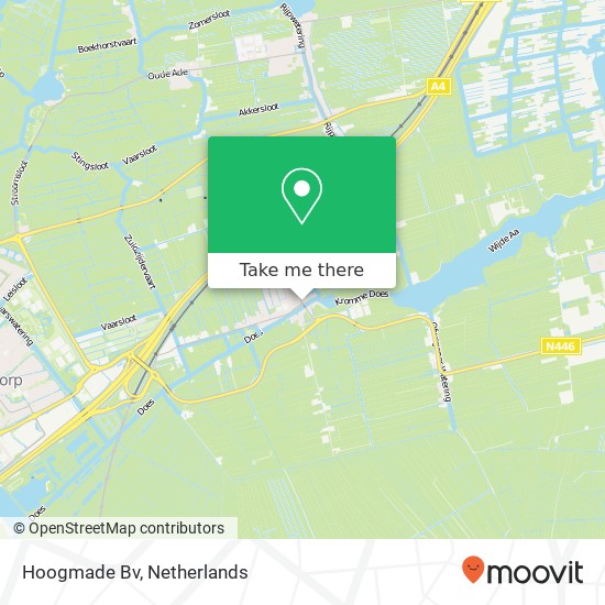 Hoogmade Bv map