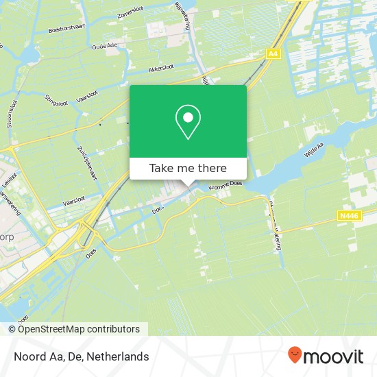 Noord Aa, De map