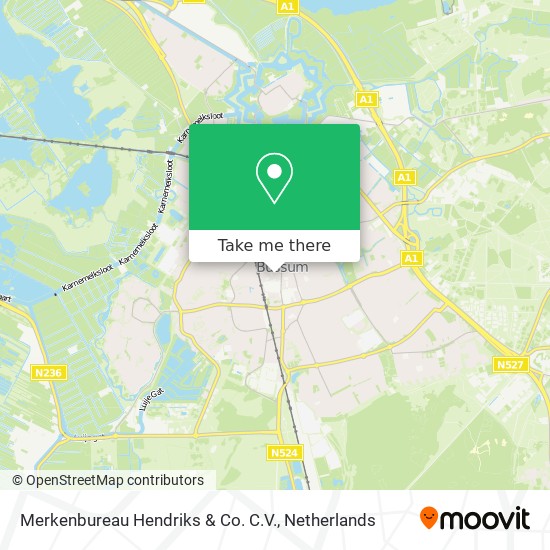 Merkenbureau Hendriks & Co. C.V. map