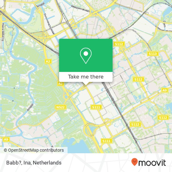Babb?, Ina map