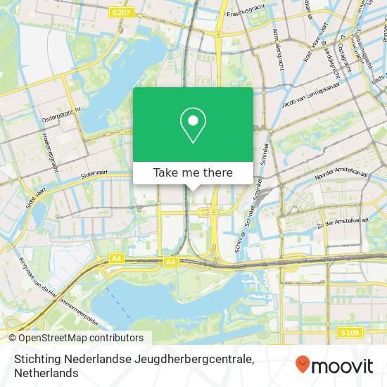 Stichting Nederlandse Jeugdherbergcentrale map