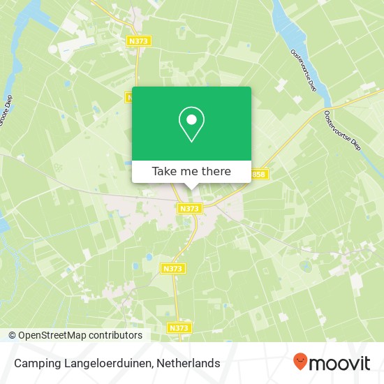 Camping Langeloerduinen map