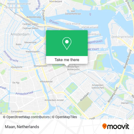 Maan map