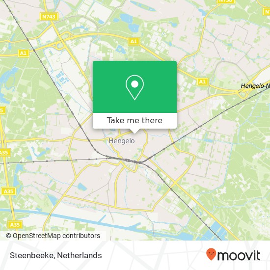 Steenbeeke map