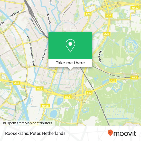 Roosekrans, Peter map