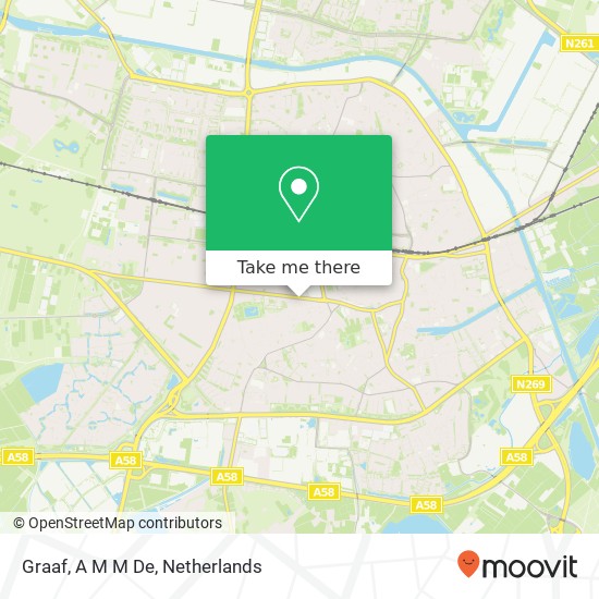 Graaf, A M M De map