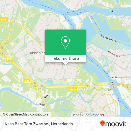 Kaas Best Tom Zwartbol map