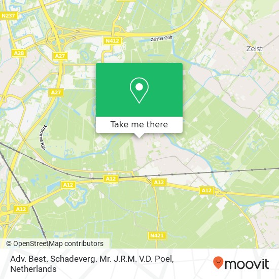 Adv. Best. Schadeverg. Mr. J.R.M. V.D. Poel map