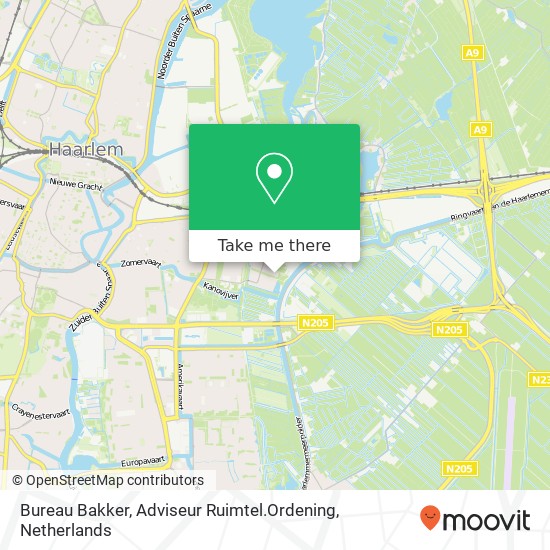Bureau Bakker, Adviseur Ruimtel.Ordening map