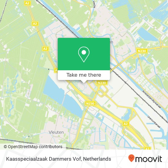 Kaasspeciaalzaak Dammers Vof Karte