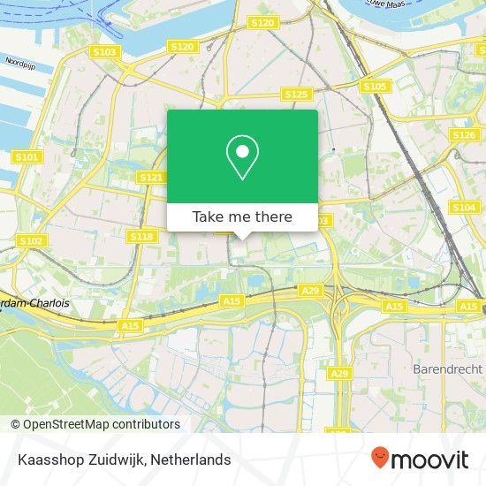 Kaasshop Zuidwijk map