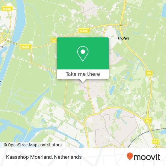 Kaasshop Moerland map