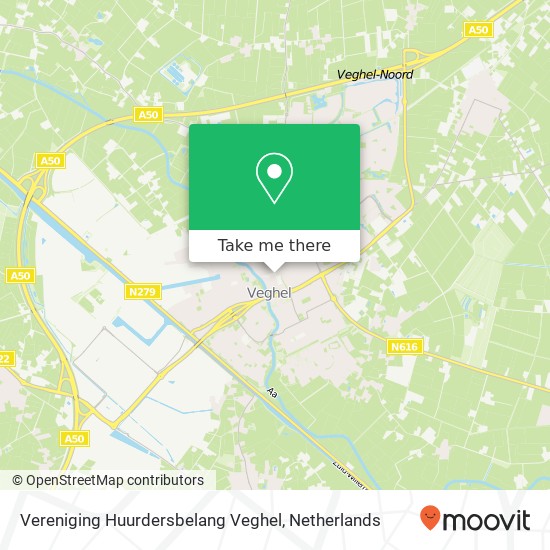 Vereniging Huurdersbelang Veghel Karte