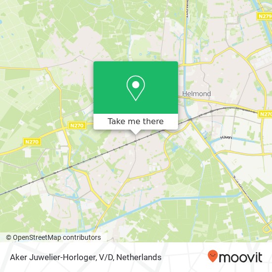 Aker Juwelier-Horloger, V/D map