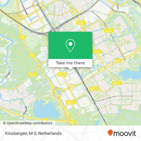 Kinsbergen, M S map