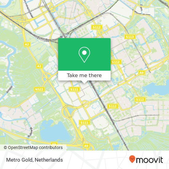 Metro Gold map