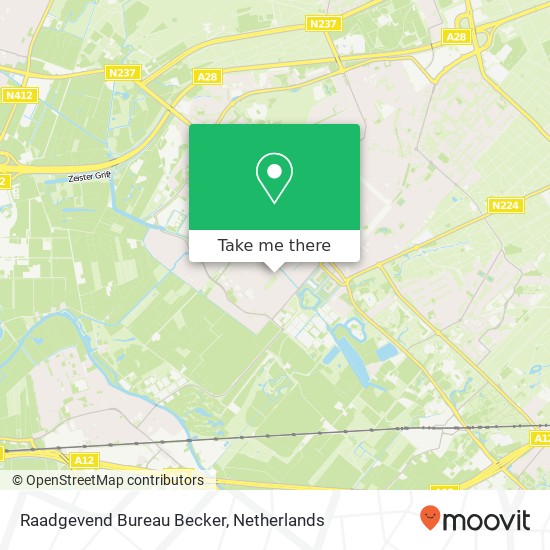 Raadgevend Bureau Becker map