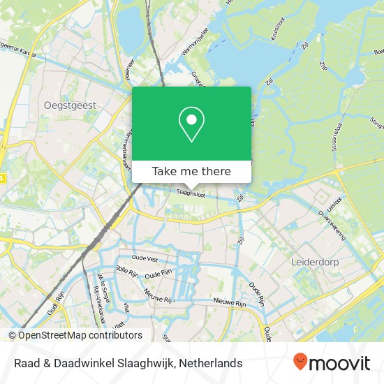 Raad & Daadwinkel Slaaghwijk Karte