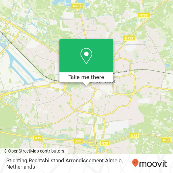 Stichting Rechtsbijstand Arrondissement Almelo map