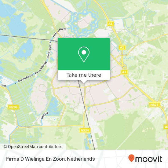 Firma D Wielinga En Zoon map
