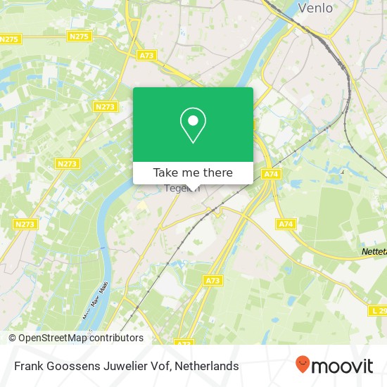 Frank Goossens Juwelier Vof map