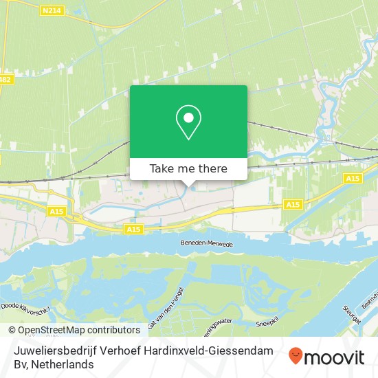 Juweliersbedrijf Verhoef Hardinxveld-Giessendam Bv map