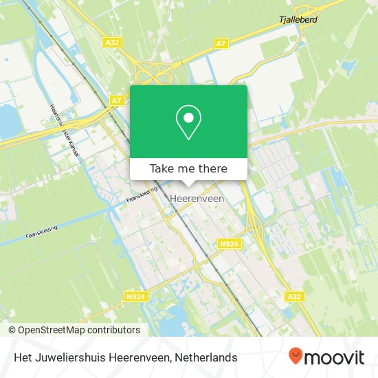 Het Juweliershuis Heerenveen Karte