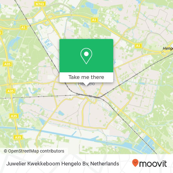 Juwelier Kwekkeboom Hengelo Bv map