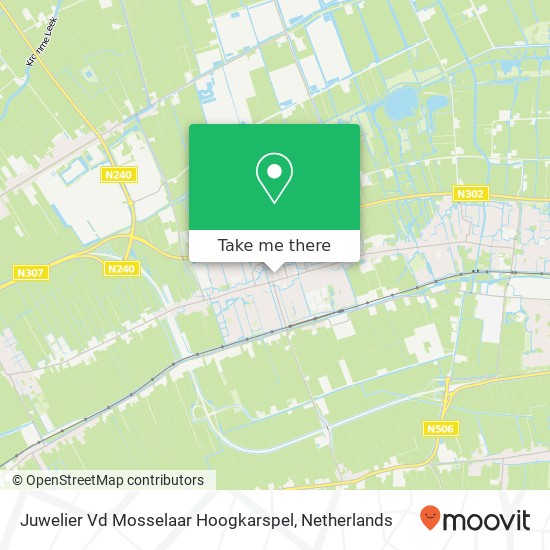 Juwelier Vd Mosselaar Hoogkarspel map