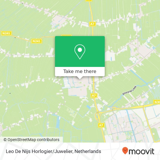Leo De Nijs Horlogier/Juwelier map