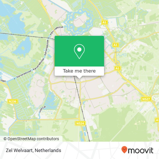 Zel Welvaart map