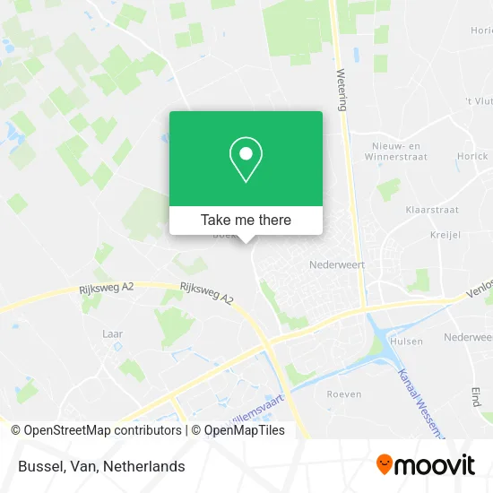 Bussel, Van map