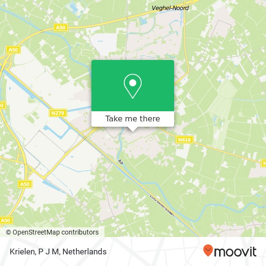 Krielen, P J M map