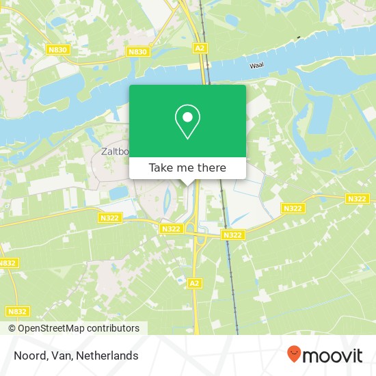 Noord, Van map