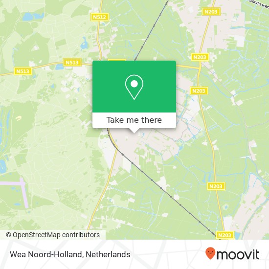 Wea Noord-Holland Karte